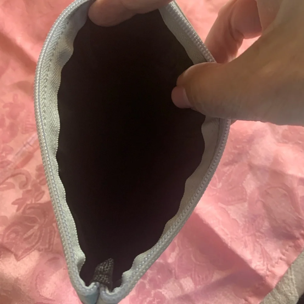 Geometric Black and Gray Pouch Set